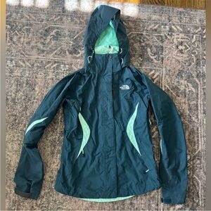 The North Face Women's Jacket - Dark Teal and Mint